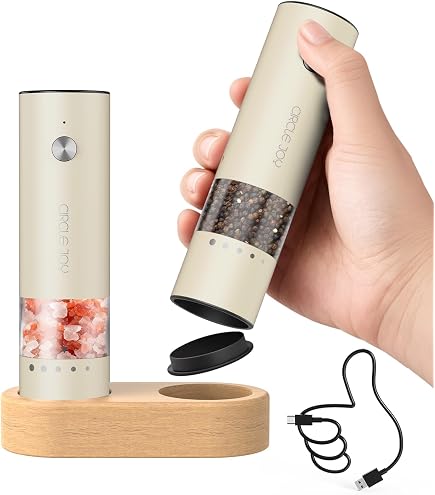Amazon.co.jp: Ausbond ペッパーミル 電動 【2年保証・USB-C充電式・2